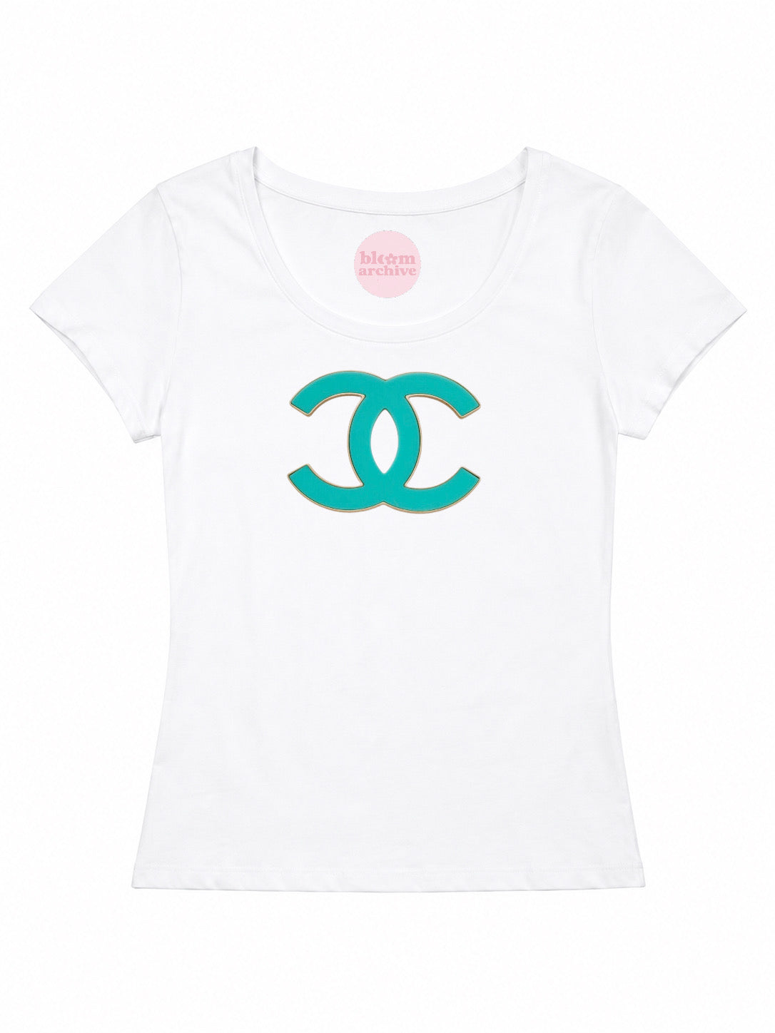 CC scoop neck tee- pre order